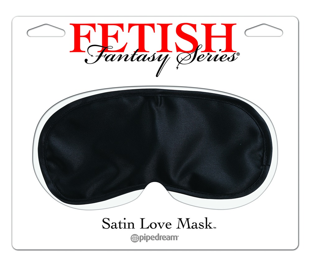 Fetish Fantasy Satin Love Maska na oči čierna