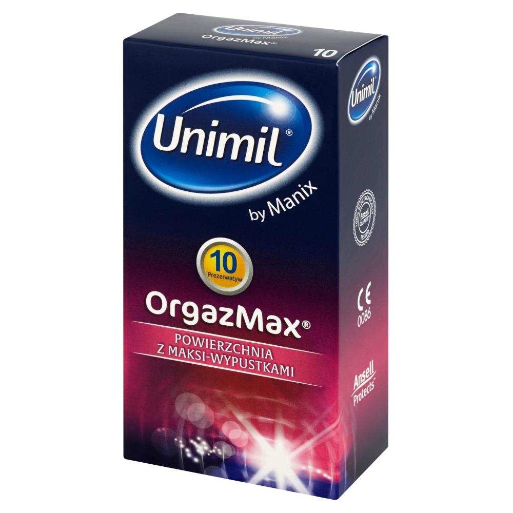 Kondómy Unimil OrgazMax 10ks