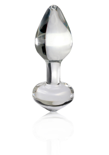 ICICLES NO. 44 CLEAR - sklenený análny kolík