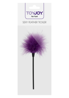 Šteklítko ToyJoy SEXY FEATHER TICKLER PURPLE