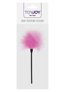 Šteklítko ToyJoy Sexy Feather Thickler Pink