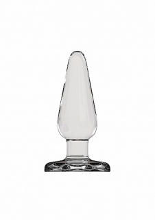 Butt Plug - Basic - 3 Inch - Glass