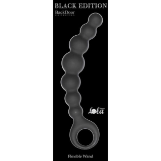 Anal Beads Flexible Wand Black