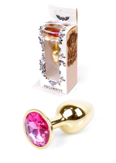 Análny kolík Jewellery Gold PLUG - Pink