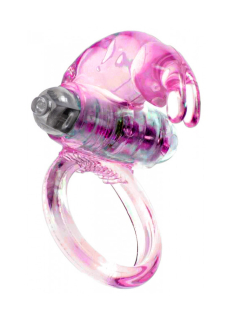 Rabbit Vibro CockRing Pink