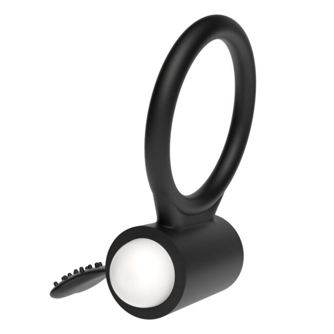 Vibračný krúžok na penis Lovetoy Power Clit čierny – Obrázok 6