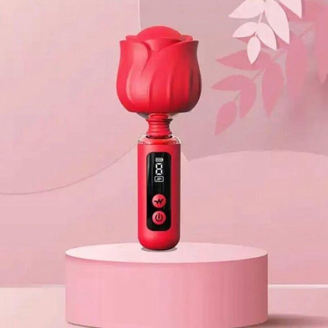 Tlakový vibrátor v tvare ruže Rose Magic – Obrázok 2