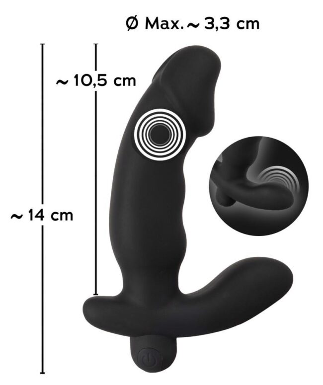 ANOS Cock Shaped - Vibračný análny kolík – Obrázok 9
