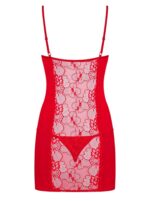 Obsessive Heartina košieľka a tangá červenáL/XL – Obrázok 6