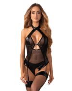 Obsessive Dominna body s otvoreným rozkrokom L/XL