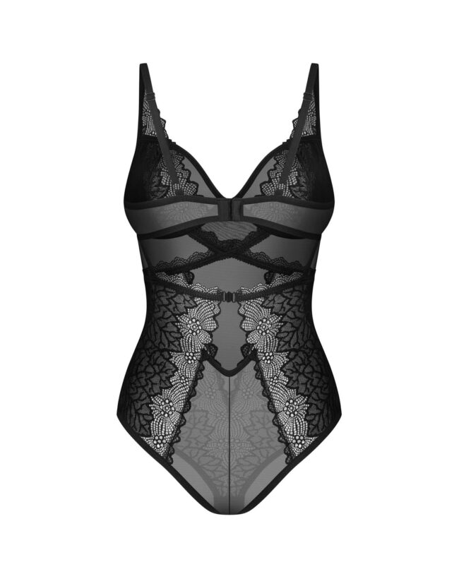 Erotické čipkované body Obsessive Deina More - S/M – Obrázok 7