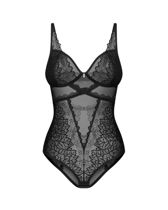 Erotické čipkované body Obsessive Deina More - S/M – Obrázok 8
