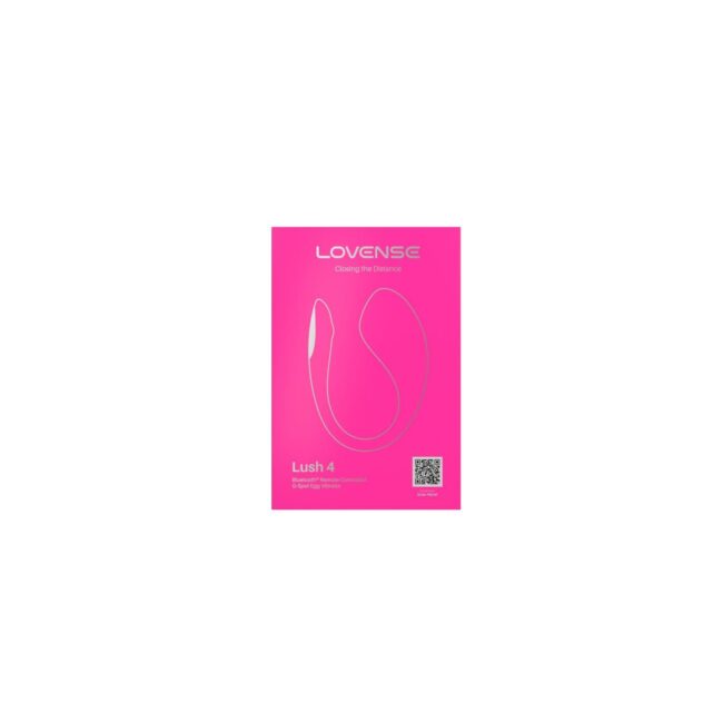 Lovense Lush 4 - Vibračné vajíčko ovládané aplikáciou, ružové – Obrázok 9