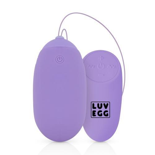 55-LUV002PUR Vibračné vajíčko na diaľkové ovládanie Luv Egg XL - Fialové – Obrázok 1