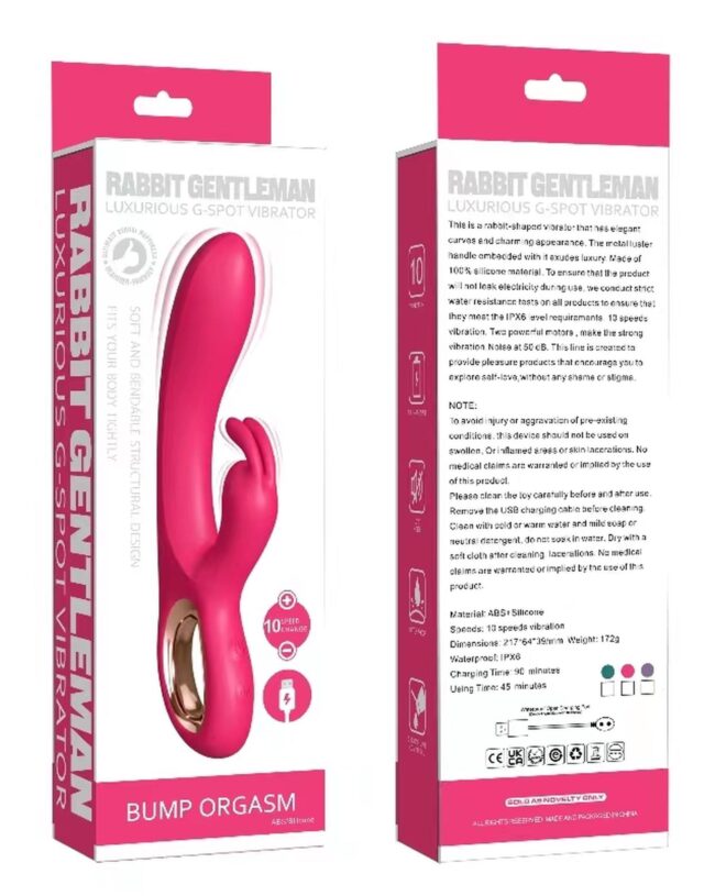 Králičí vibrátor Rabbit Pink – Obrázok 4