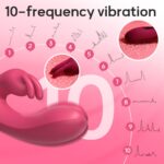 Králičí vibrátor Rabbit Pink – Obrázok 6