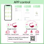 Vibračné vajíčko na aplikáciu App Love Egg - Červené – Obrázok 9