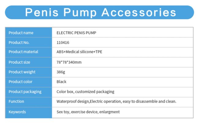 Automatická vákuová pumpa na penis Passion Pump – Obrázok 13