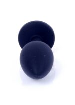 MyLove Toys - Silikónový análny kolík s kamienkom Čierny S – Obrázok 3