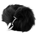 Análny kolík s líščím chvostom Fox Tail - Čierny XL – Obrázok 6
