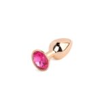 Sada kovových análnych kolíkov s kryštálom Jewellery Red Gold - 3 ks – Obrázok 5