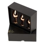 Sada kovových análnych kolíkov s kryštálom Jewellery Red Gold - 3 ks – Obrázok 6