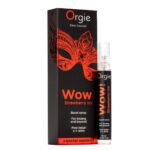 Orgie Wow! Strawberry Ice - chladivý sprej pre orálny sex 10 ml – Obrázok 3
