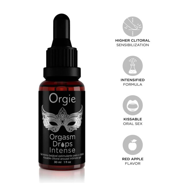 Orgie Orgasm Drops Intense - Stimulačné kvapky na klitoris 30 ml – Obrázok 3
