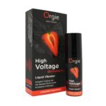 Orgie High Voltage Strawberry - Tekutý vibrátor 15 ml