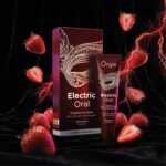 Orgie Electric Oral - Vibračný lesk na pery Jahoda 10 ml – Obrázok 4