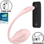 Satisfyer Ribbed Petal Rose - Nositeľný vibrátor – Obrázok 3