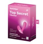 Satisfyer Top Secret Connect App - ružový vibrátor na bod G