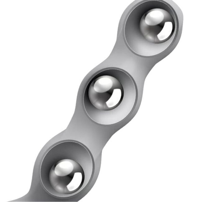 Satisfyer Triple Ball-R - sivé dildo s prísavkou – Obrázok 3