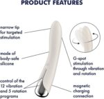 Satisfyer Spinning Vibe 1 Beige - Rotačný vibrátor na bod G – Obrázok 3