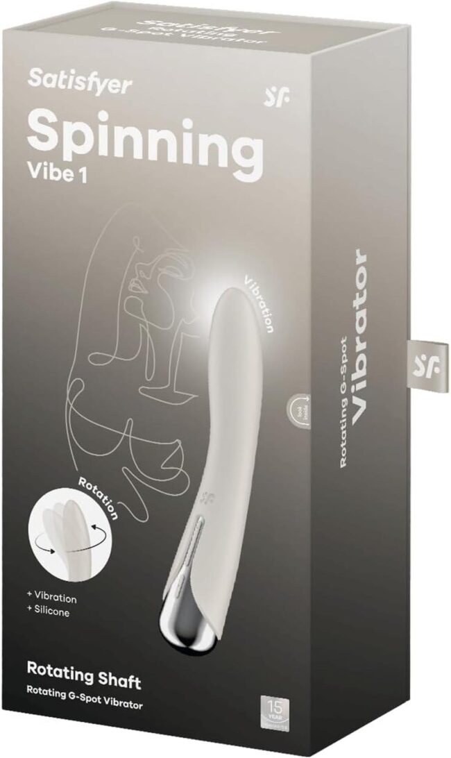 Satisfyer Spinning Vibe 1 Beige - Rotačný vibrátor na bod G – Obrázok 4
