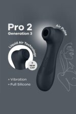 Satisfyer Pro 2 Generation 3 Connect App - Čierny – Obrázok 5