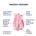 Satisfyer Tongue Lover - ružový – Obrázok 3