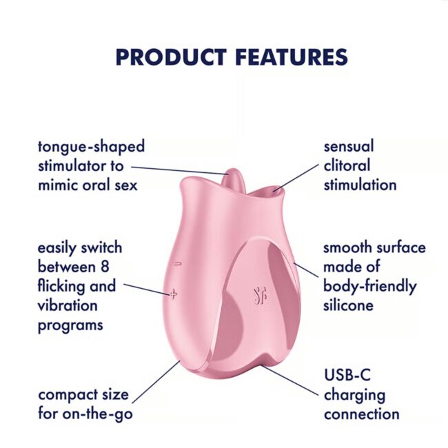 Satisfyer Tongue Lover - ružový – Obrázok 3
