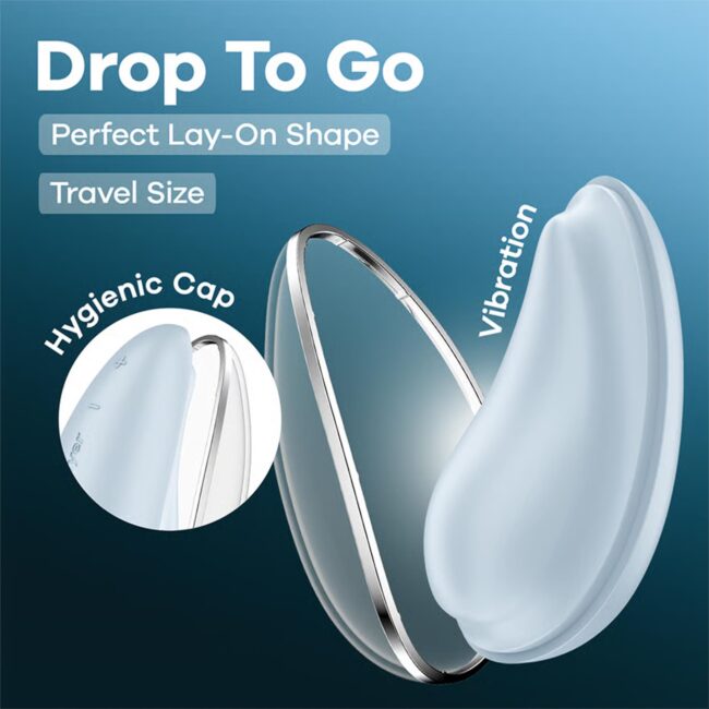 Satisfyer Drop To Go - modrý – Obrázok 3