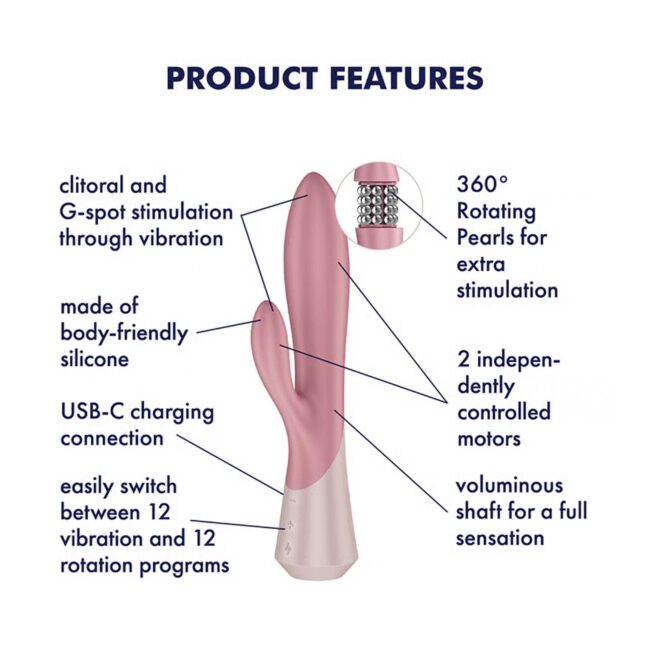Satisfyer Pearl Bunny 1 - terakota – Obrázok 5