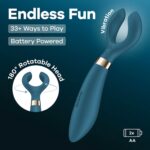 Multifunkčný vibrátor Satisfyer Endless Fun - Zelený – Obrázok 2