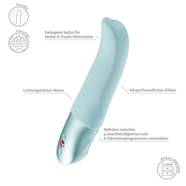 Vibrátor Fun Factory Diva Dolphin Ice Blue – Obrázok 3