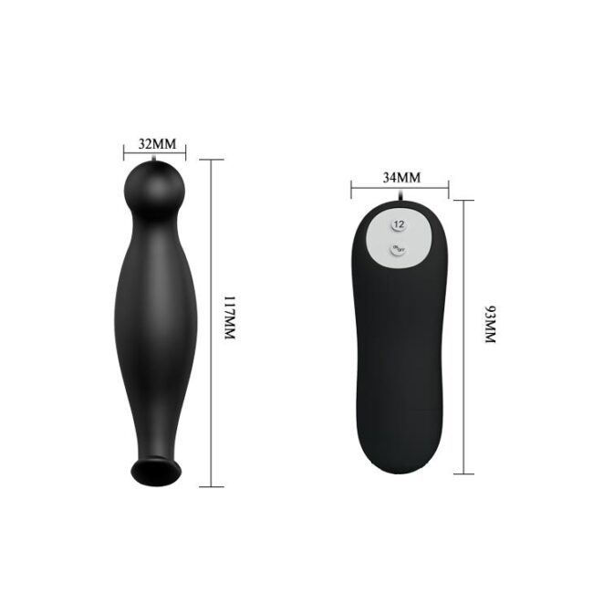 PRETTY LOVE BOTTOM ANAL PLUG EXTRA STIMULATION 12 funkcií – Obrázok 5