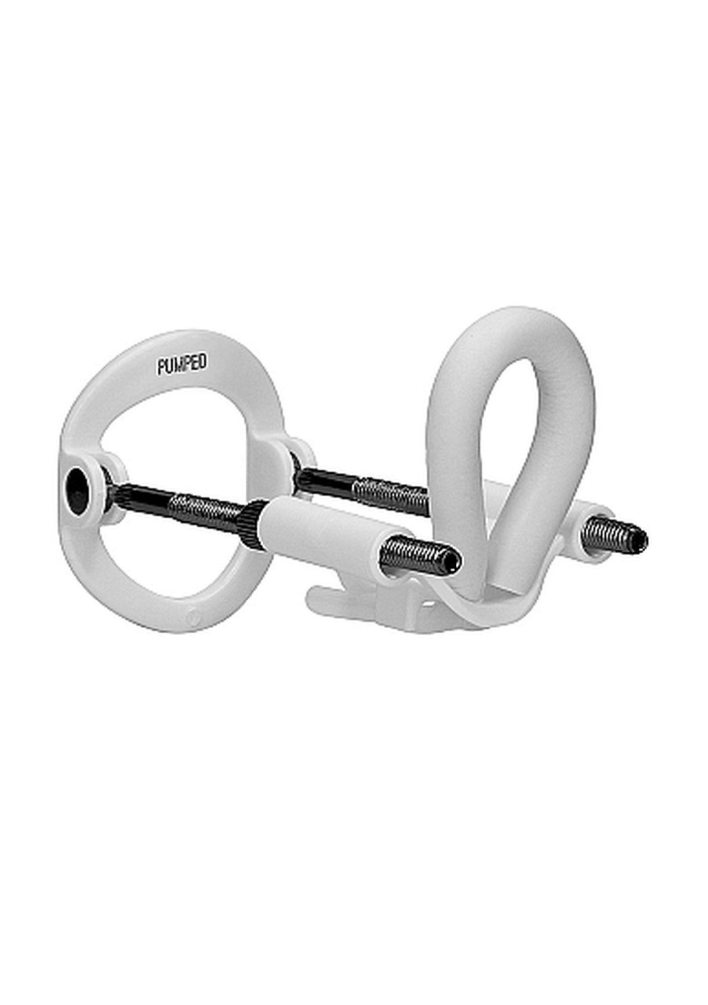 36-PMP029WHT Extender na zväčšenie penisu Pumped - Biely – Obrázok 1