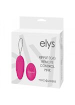 Vibračné vajíčko OVETTO VIBRANTE ELYS RIPPLE EGG REMOTE CONTROL PINK