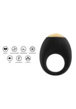 Vibračný krúžok Eclipse Vibrating Cock Ring Black – Obrázok 4