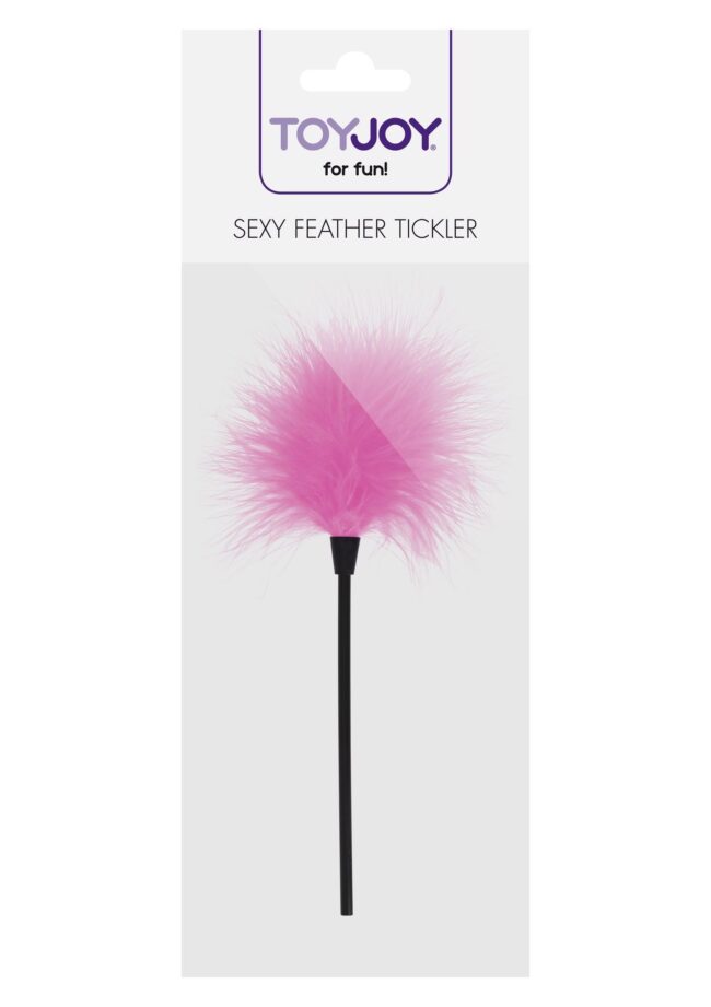 Šteklítko ToyJoy Sexy Feather Thickler Pink – Obrázok 2