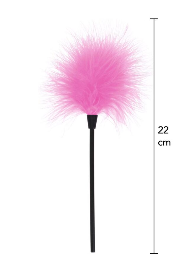 Šteklítko ToyJoy Sexy Feather Thickler Pink – Obrázok 3