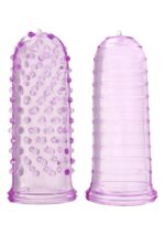 Nadstavec na prsty - ToyJoy SEXY FINGER TICKLERS PURPLE