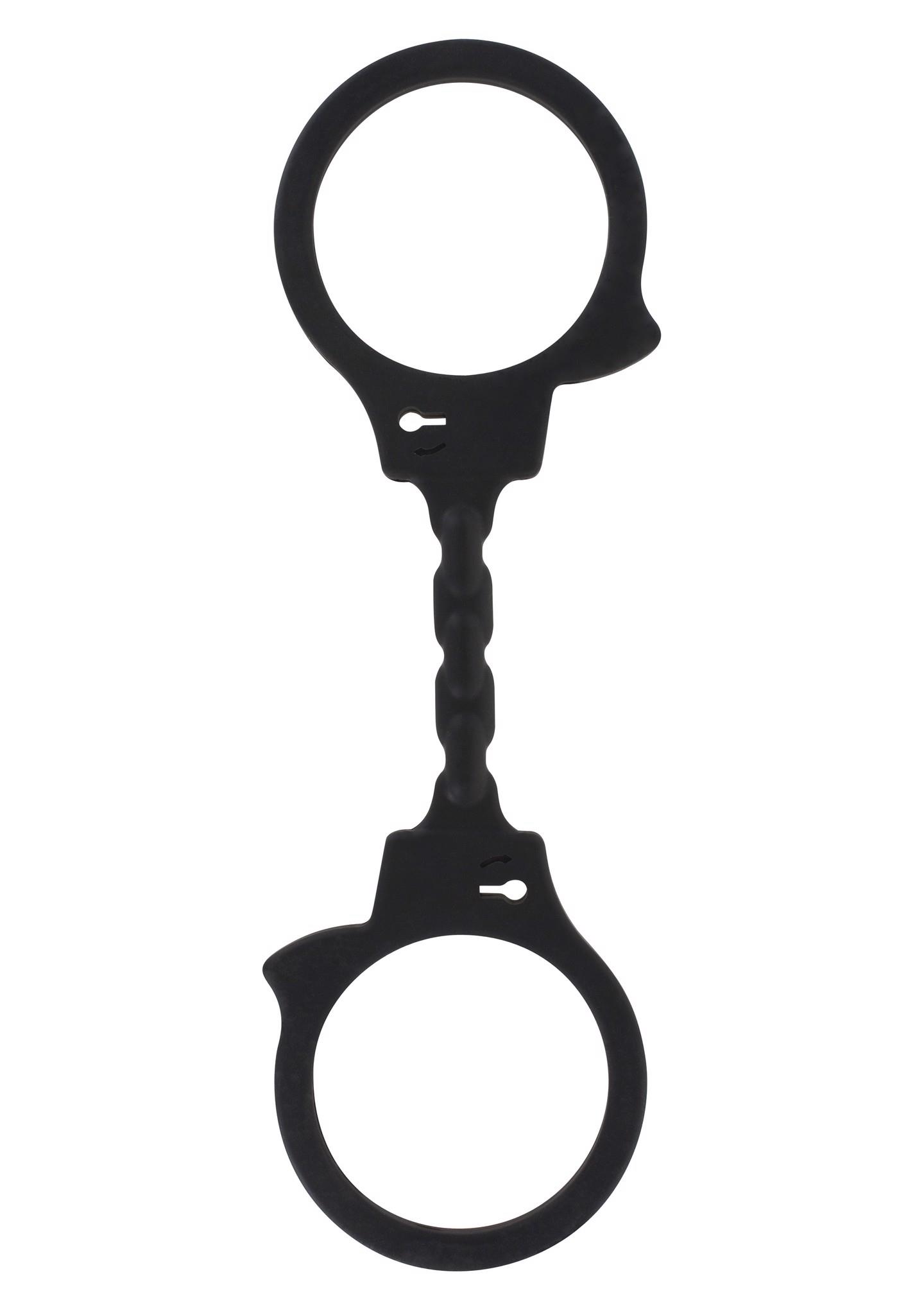 10317_BLACK_01 TOYJOY STRETCHY FUN CUFFS BLACK – Obrázok 1